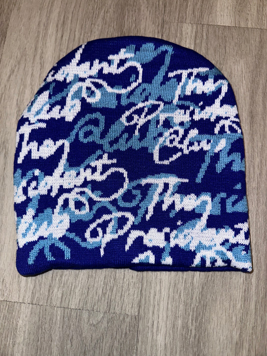BLUE ALL OVER BEANIE