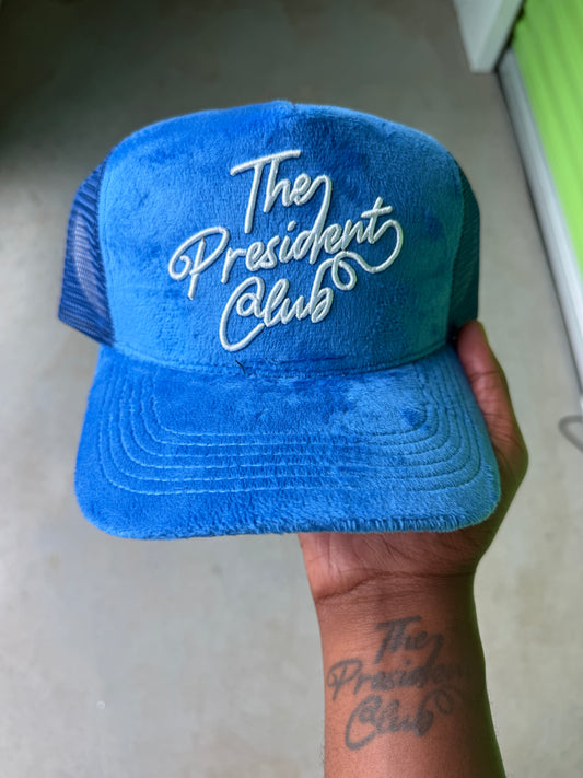 Blue Velvet Trucker Hat