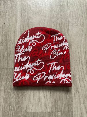 RED ALL OVER BEANIE