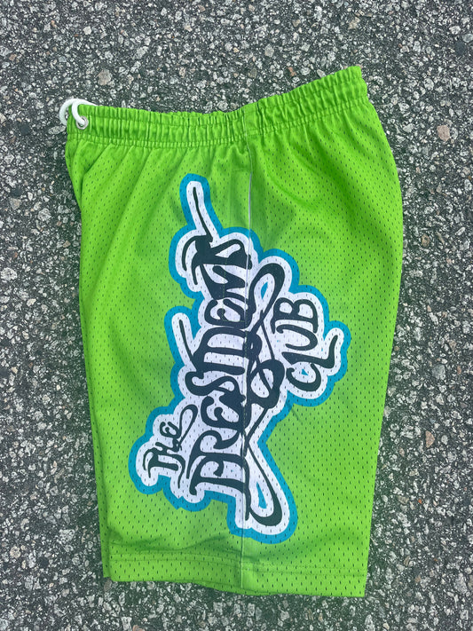 GREEN GYM SHORTS