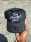 Black Velvet Trucker Hat