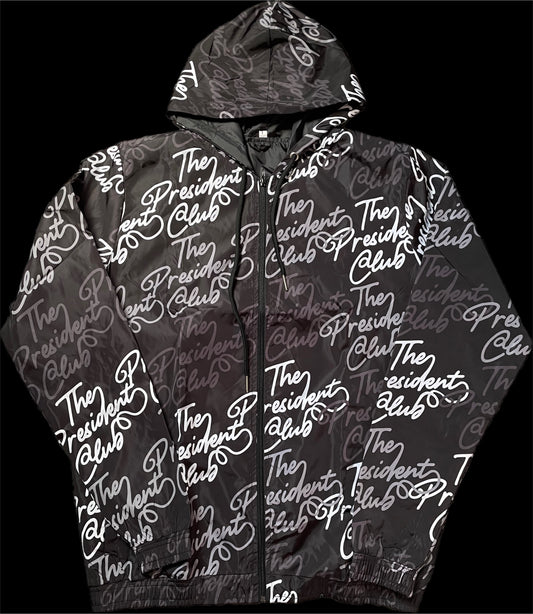 BLACK TPC ALL OVER JACKET