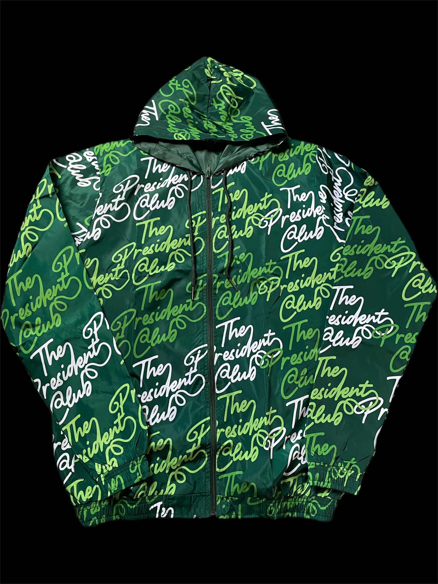 GREEN TPC ALL OVER JACKET