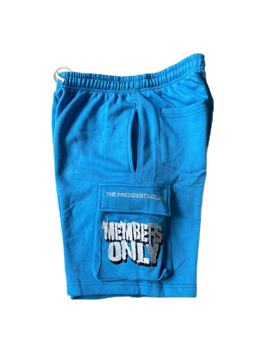 BLUE MEMBER ONLY SHORTS