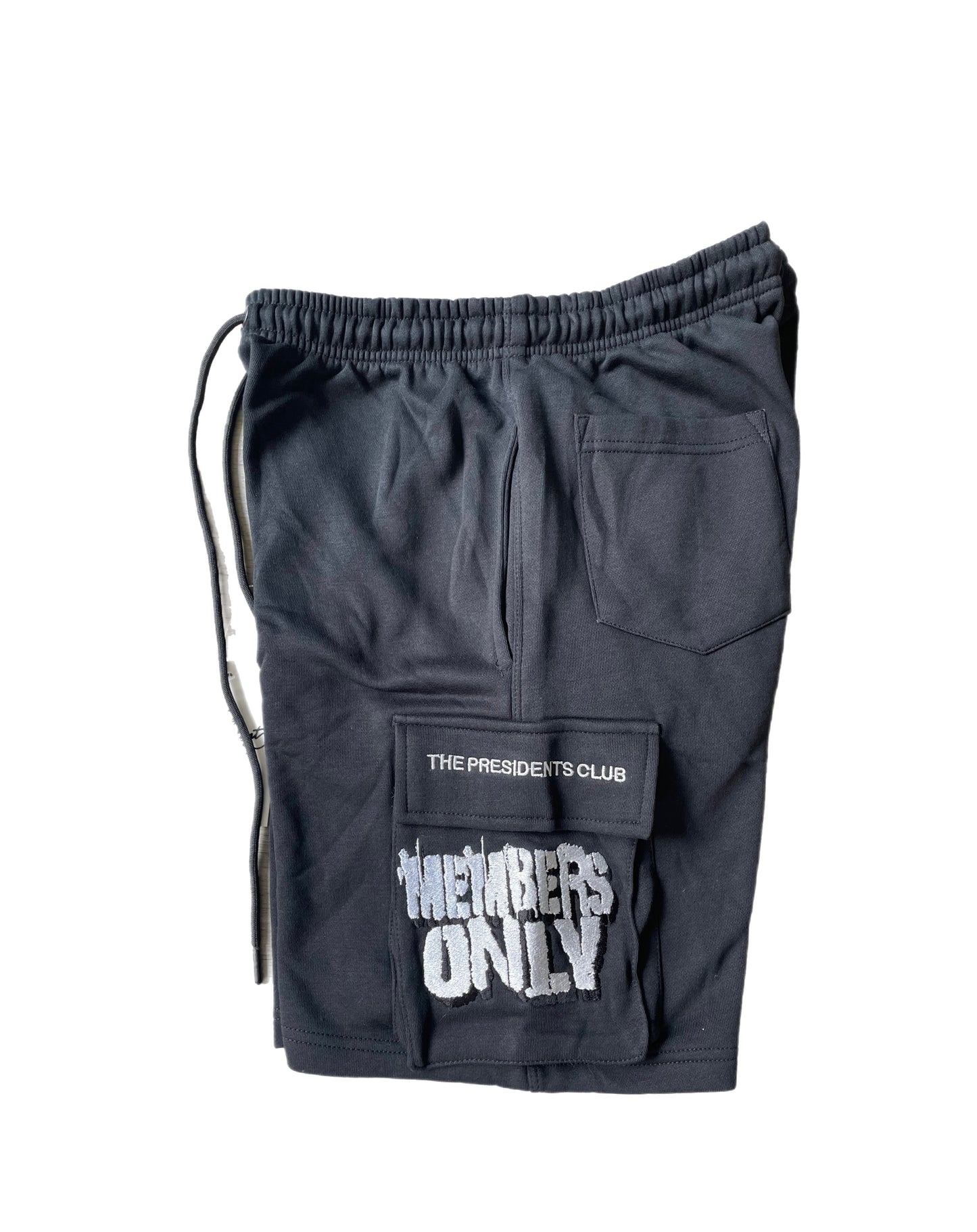 BLACK MEMBER ONLY SHORTS