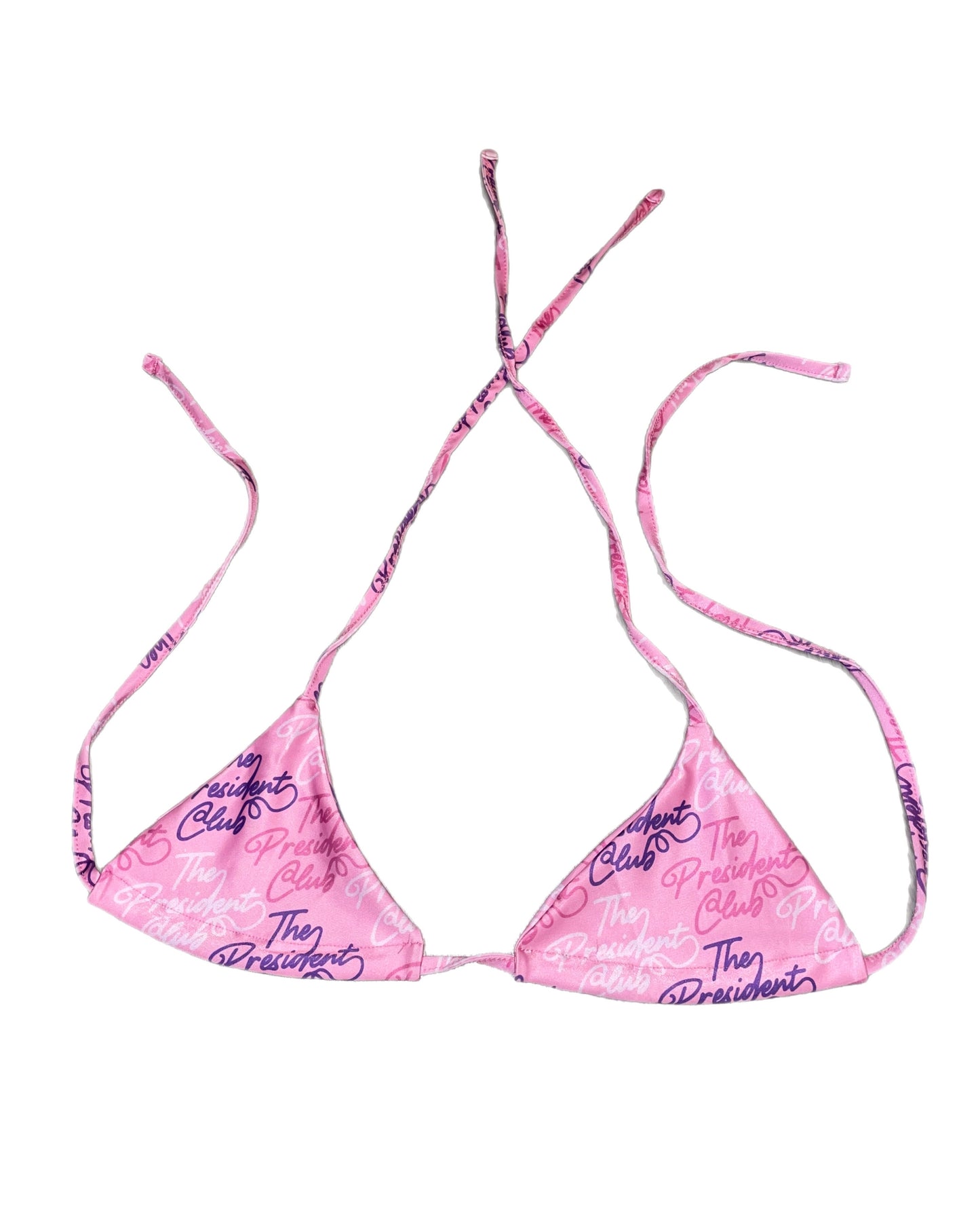 ALL OVER PINK BIKINI TOP