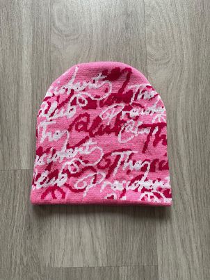 PINK ALL OVER BEANIE